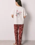 women'secret пижама дамска от памук бежова 3134032
