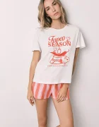 women'secret пижама дамска от памук розова 3134044