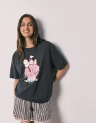 women'secret пижама дамска от памук синя 3134022