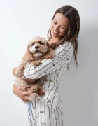 women'secret пижама от две части дамска от памук бежова 3794107