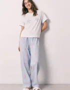 women'secret пижама от две части дамска от памук бяла 3593068