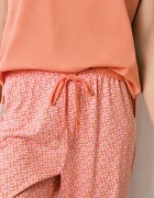 women'secret пижама от две части дамска от памук оранжева 3134037