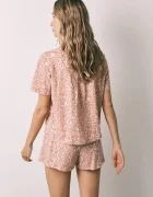 women'secret пижама от две части дамска от памук оранжева 3594729