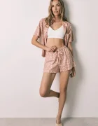 women'secret пижама от две части дамска от памук оранжева 3594729