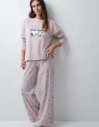 women'secret пижама от две части дамска от памук розова 3134073