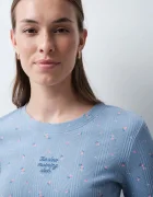 women'secret пижама от две части дамска от памук синя 3134056