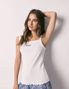 women'secret пижама от две части дамска от памук синя 3594709