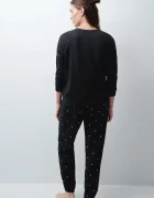 women'secret пижама от две части дамска от памук сива 3134072