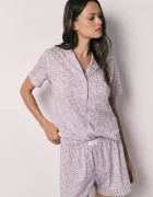 women'secret пижама от две части дамска от памук виолетова 3133528