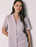 women'secret пижама от две части дамска от памук виолетова 3133528