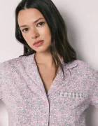 women'secret пижама от две части дамска от памук виолетова 3133528