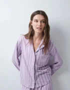 women'secret пижама от две части дамска от памук виолетова 3794104