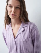 women'secret пижама от две части дамска от памук виолетова 3794104