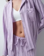 women'secret пижама от две части дамска от памук виолетова 3794104