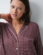 women'secret пижама от две части дамска от вискоза бордо 2544856