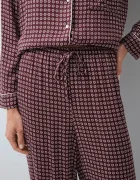 women'secret пижама от две части дамска от вискоза бордо 2544856