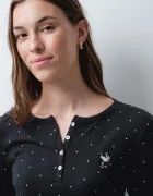women'secret пижама от две части дамска с памук черна 3134054