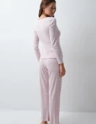 women'secret пижама от две части дамска с памук розова 3134055