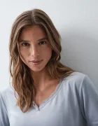women'secret пижама от две части дамска синя 3594761