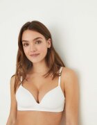 women'secret Сутиен LOVELY в бяло с изчистен дизайн LOVELY.WHITE