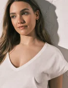 women'secret тениска basic дамска от памук бежова 3274517