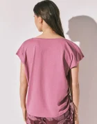 women'secret тениска дамска от памук виолетова 3274519