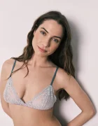 women'secret триъгълен сутиен от дантела син 4023930