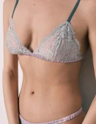 women'secret триъгълен сутиен от дантела син 4023930