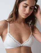 women'secret триъгълен сутиен с памук бял 5054895