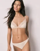 women'secret триъгълен сутиен с памук жълт 5053948