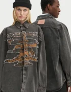 Y/Project Дънкова риза EVERGREEN PARIS' BEST PATCH DENIM SHIRT
