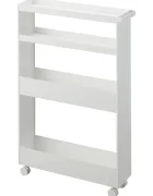 Yamazaki Рафт на колела Tower Slim 13 x 48 x 80.5 cm в бяло