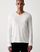 Zadig&Voltaire блуза с дълги ръкави мъжка от памук MONASTIR бежова JMTN01666