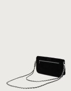 Zadig&Voltaire чанта crossbody дамска от велур черна LWBA04434