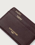 Zadig&Voltaire калъф за карти дамски от кожа бордо LWSG00001