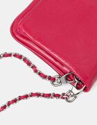 Zadig&Voltaire Кожена чанта ROCK VINTAGE PATENT в розово LWBA04212