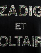 Zadig&Voltaire Памучна тениска дамска в черно JWTS02883