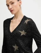 Zadig&Voltaire Пуловер с вълна в черно от лека материя KWSW02846