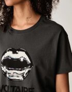 Zadig&Voltaire тениска дамска от памук TOMMER черна JWTS02925