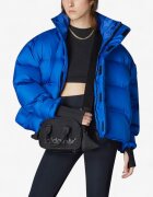 adidas Blue Version Oversized Down Puffer Jacket Blue