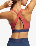 adidas Don't Rest 3-Stripes Bra Red