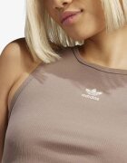 adidas Essentials Ribbed Tank Top Brown