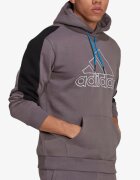 adidas Future Icons Badge of Sport Hoodie Gray/Black