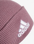 adidas Logo Cuffed Beanie Purple