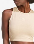 adidas Originals Essentials+ Crop Tank Top Beige