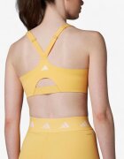 adidas Tailored Impact Luxe High-Support Zip Bra Yellow