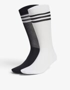 adidas Textured Crew Socks 2 Pairs Black/White