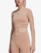 adidas x Stella McCartney True Strength Cropped Long Sleeve Pink