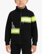 Chicco Boys Full-Zip Track Top Black/Yellow
