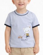 Chicco Boys Knitted Tee Light Blue